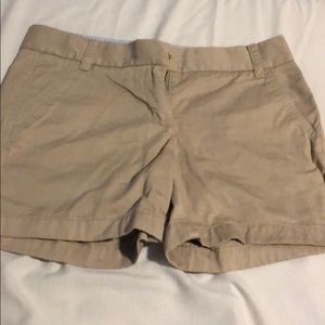 J Crew Chino Khaki Shorts size 2